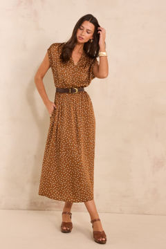 Picture of STRAIGHT POLKA DOT DRESS BELGIA